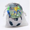 Sacchetto simbolo pallone con calamita da personalizzare tonda