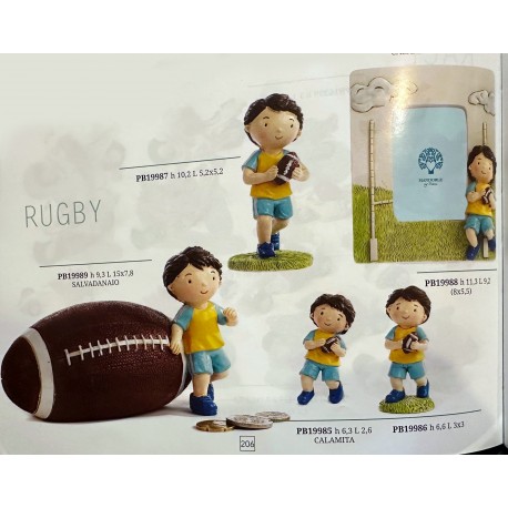 Rugby portamonete