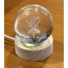 Sfera con base led fatina