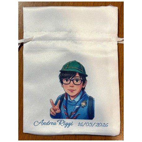 Sacchetto raso personalizzato
