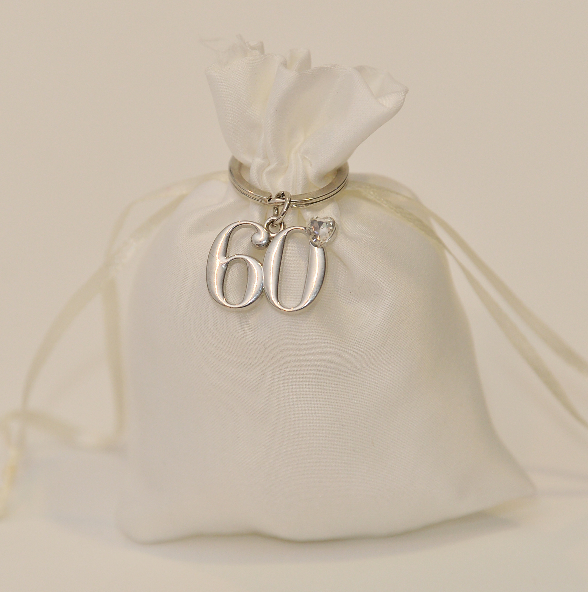 Portachiavi 60 Claraluna argento