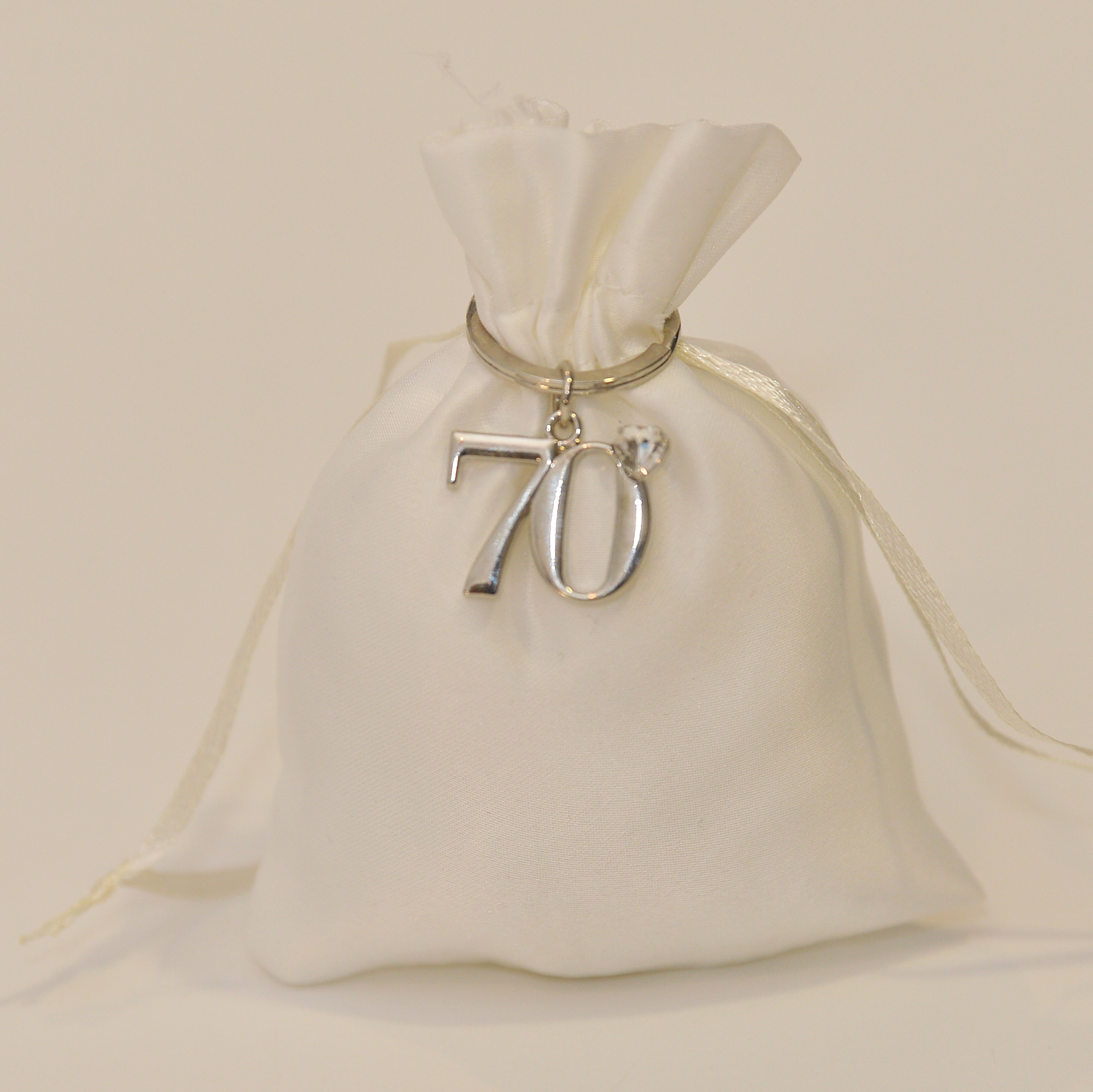 Portachiavi 70 Claraluna argento
