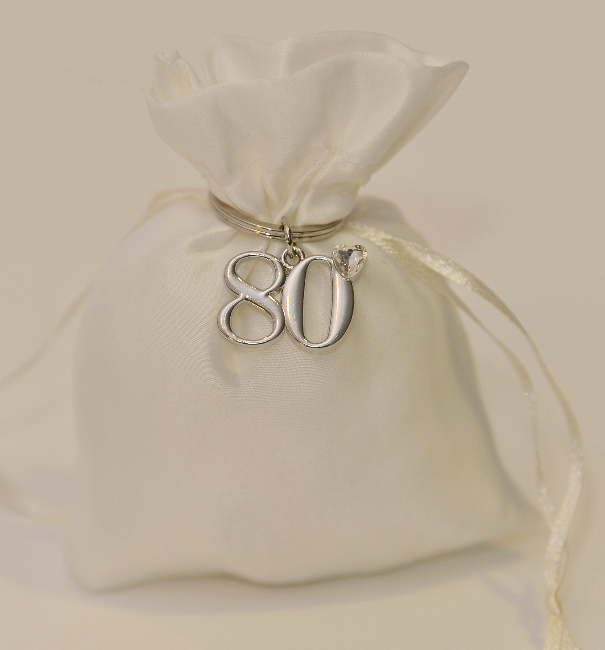 Portachiavi 80 Claraluna argento